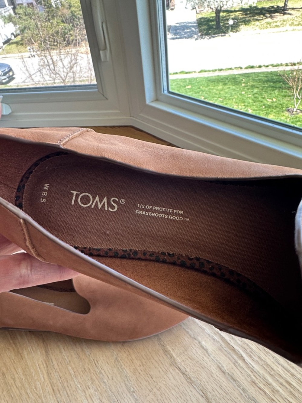 Toms Women's Slip-On Loafers in Cognac Tan - Picture 2 of 4